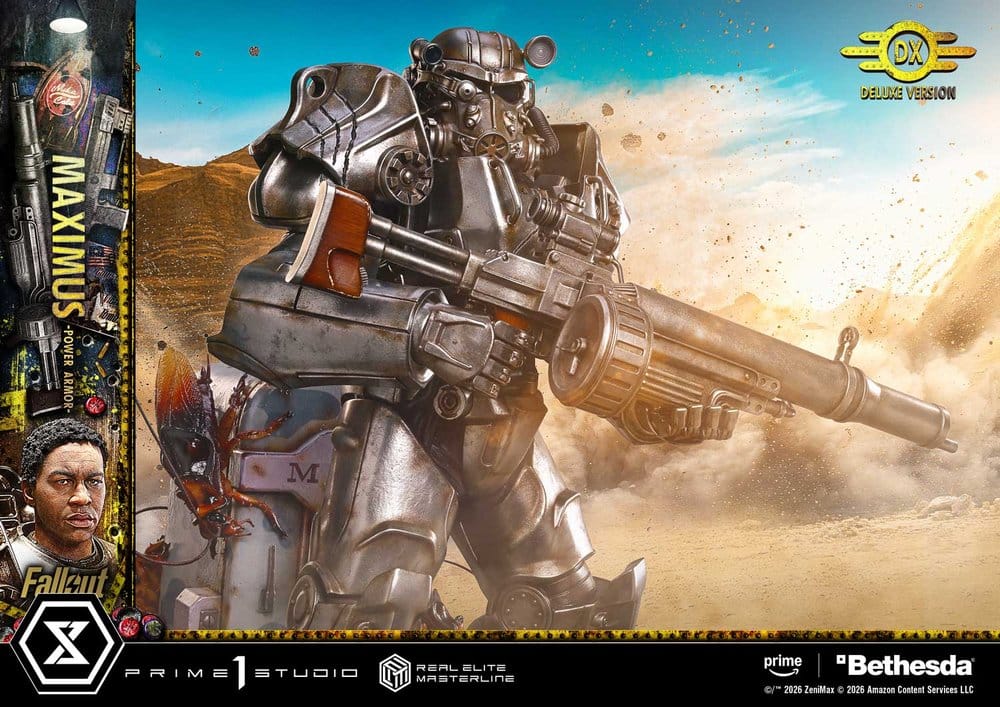 Fallout Real Elite Masterline Statue 1/4 Maximus Power Armor Deluxe Version 67 cm - Preorder - ETA: 25.01.2028