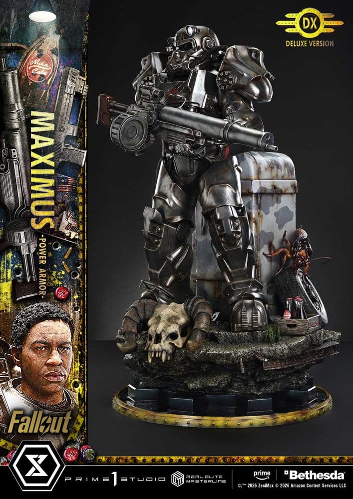 Fallout Real Elite Masterline Statue 1/4 Maximus Power Armor Deluxe Version 67 cm - Preorder - ETA: 25.01.2028