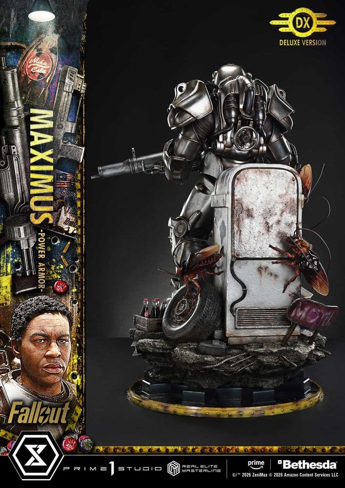 Fallout Real Elite Masterline Statue 1/4 Maximus Power Armor Deluxe Version 67 cm - Preorder - ETA: 25.01.2028