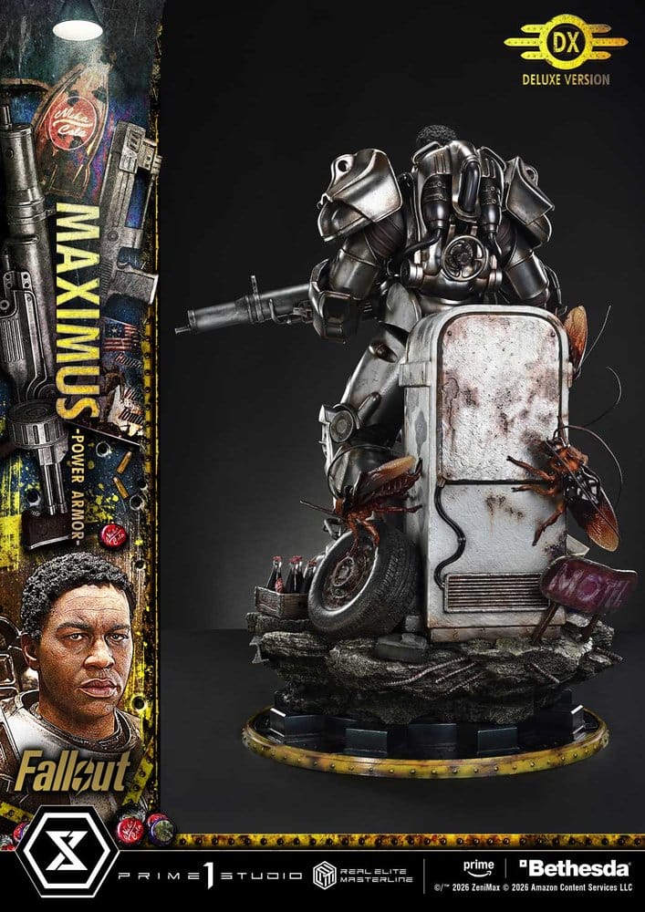 Fallout Real Elite Masterline Statue 1/4 Maximus Power Armor Deluxe Version 67 cm - Preorder - ETA: 25.01.2028