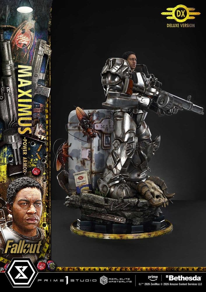 Fallout Real Elite Masterline Statue 1/4 Maximus Power Armor Deluxe Version 67 cm - Preorder - ETA: 25.01.2028