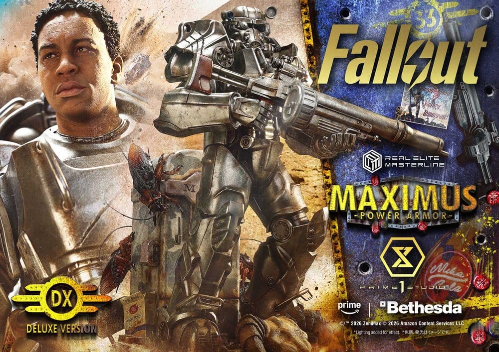 Fallout Real Elite Masterline Statue 1/4 Maximus Power Armor DX Bonus Version 67 cm - Preorder - ETA: 25.01.2028