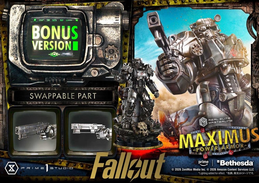 Fallout Real Elite Masterline Statue 1/4 Maximus Power Armor DX Bonus Version 67 cm - Preorder - ETA: 25.01.2028