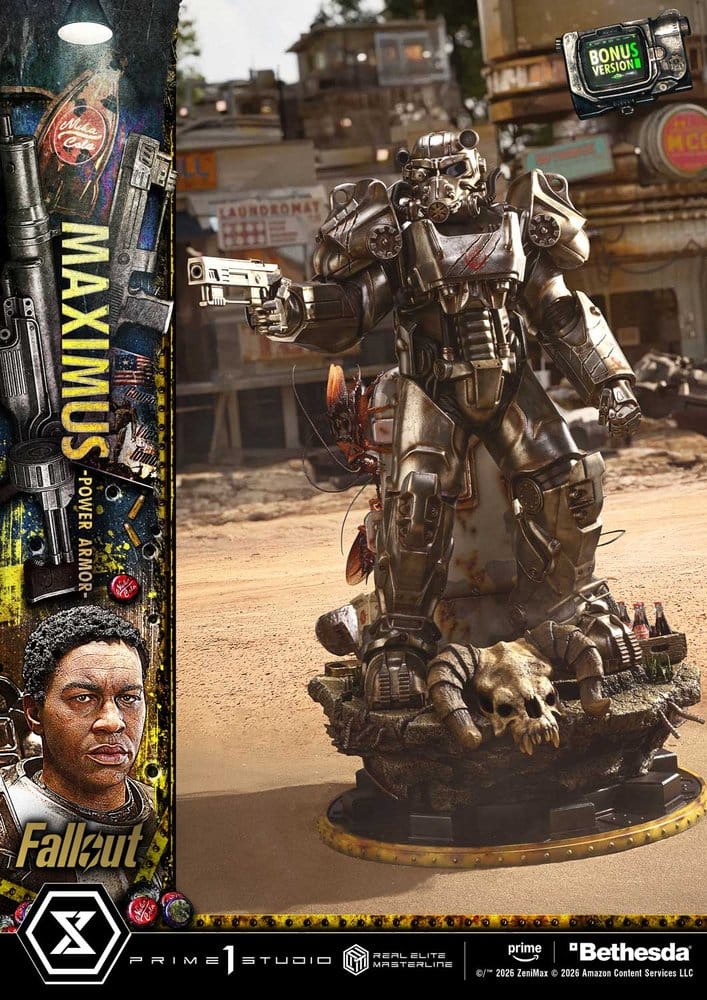 Fallout Real Elite Masterline Statue 1/4 Maximus Power Armor DX Bonus Version 67 cm - Preorder - ETA: 25.01.2028