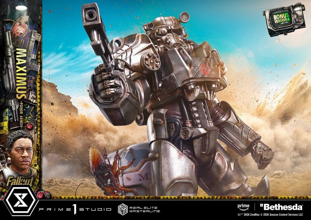 Fallout Real Elite Masterline Statue 1/4 Maximus Power Armor DX Bonus Version 67 cm - Preorder - ETA: 25.01.2028