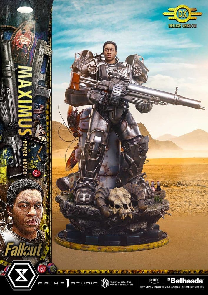 Fallout Real Elite Masterline Statue 1/4 Maximus Power Armor DX Bonus Version 67 cm - Preorder - ETA: 25.01.2028