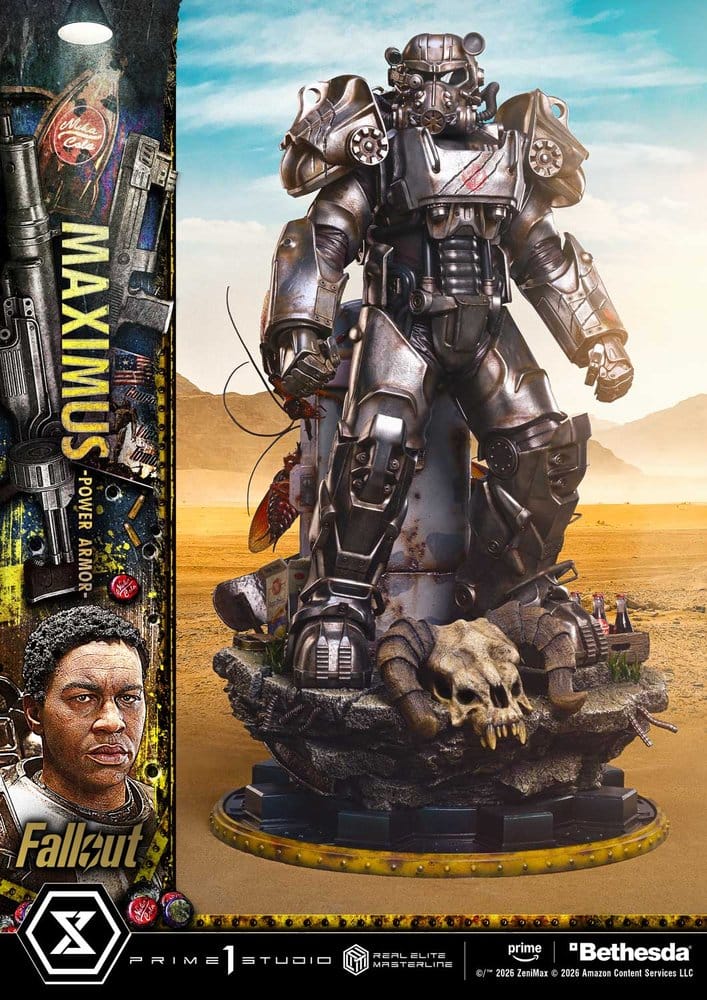 Fallout Real Elite Masterline Statue 1/4 Maximus Power Armor DX Bonus Version 67 cm - Preorder - ETA: 25.01.2028