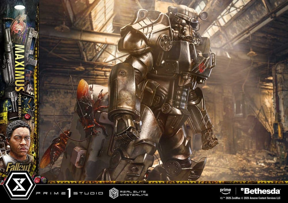 Fallout Real Elite Masterline Statue 1/4 Maximus Power Armor DX Bonus Version 67 cm - Preorder - ETA: 25.01.2028