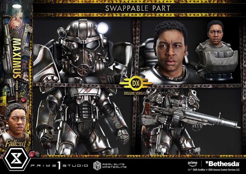 Fallout Real Elite Masterline Statue 1/4 Maximus Power Armor DX Bonus Version 67 cm - Preorder - ETA: 25.01.2028