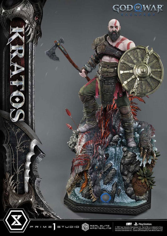 God of War: Ragnarok Real Elite Masterline Series Statue 1/3 Kratos 95 cm                     - Preorder - ETA: 25.09.2026