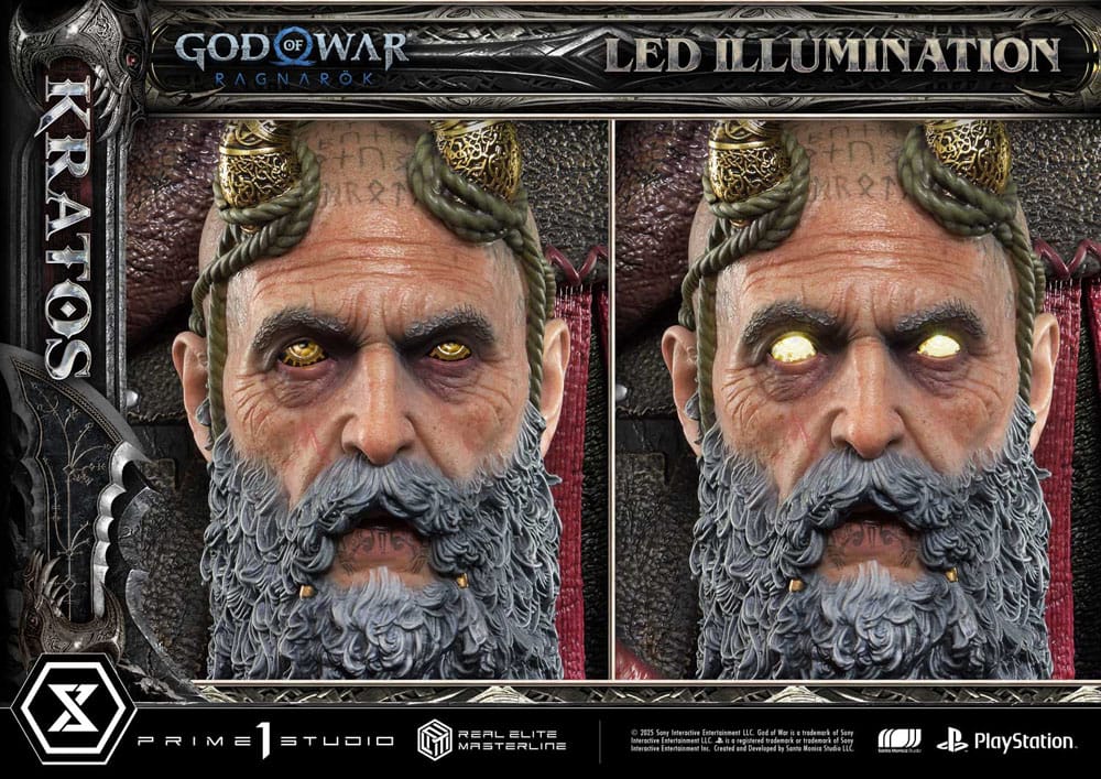 God of War: Ragnarok Real Elite Masterline Series Statue 1/3 Kratos 95 cm                     - Preorder - ETA: 25.09.2026