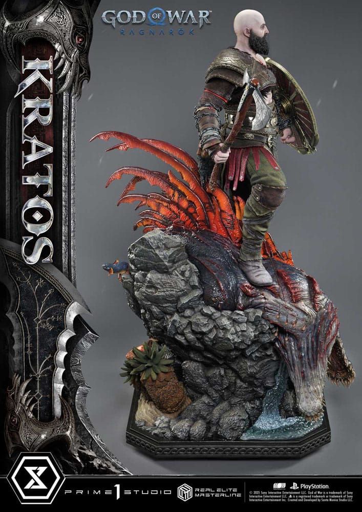 God of War: Ragnarok Real Elite Masterline Series Statue 1/3 Kratos 95 cm                     - Preorder - ETA: 25.09.2026