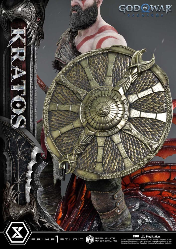 God of War: Ragnarok Real Elite Masterline Series Statue 1/3 Kratos 95 cm                     - Preorder - ETA: 25.09.2026