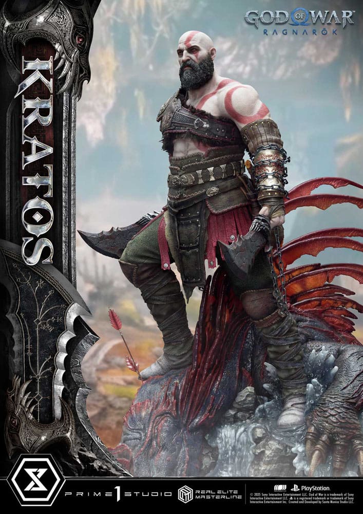 God of War: Ragnarok Real Elite Masterline Series Statue 1/3 Kratos 95 cm                     - Preorder - ETA: 25.09.2026