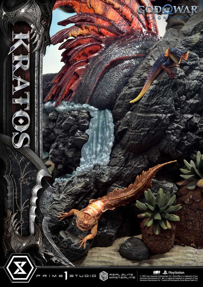 God of War: Ragnarok Real Elite Masterline Series Statue 1/3 Kratos 95 cm                     - Preorder - ETA: 25.09.2026