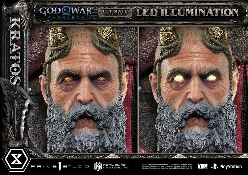 God of War: Ragnarok Real Elite Masterline Series Statue 1/3 Kratos Ultimate Version 95 cm                    - Preorder - ETA: 25.09.2026