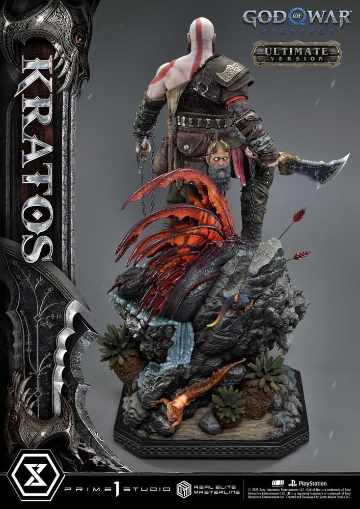 God of War: Ragnarok Real Elite Masterline Series Statue 1/3 Kratos Ultimate Version 95 cm                    - Preorder - ETA: 25.09.2026