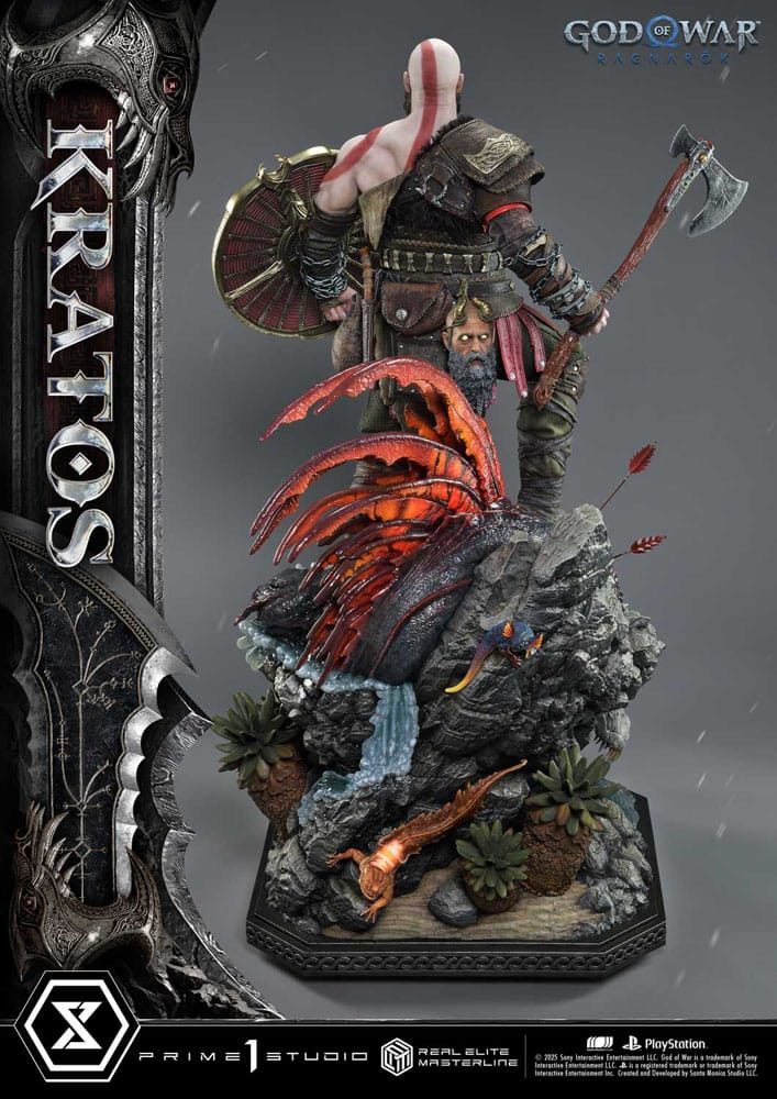 God of War: Ragnarok Real Elite Masterline Series Statue 1/3 Kratos Ultimate Version 95 cm                    - Preorder - ETA: 25.09.2026