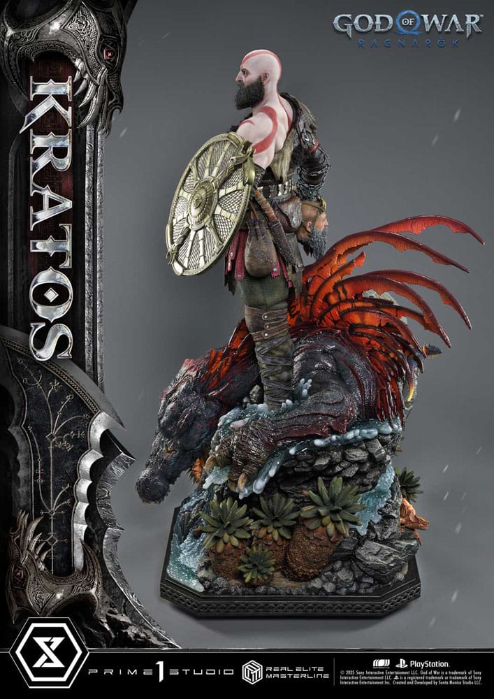 God of War: Ragnarok Real Elite Masterline Series Statue 1/3 Kratos Ultimate Version 95 cm                    - Preorder - ETA: 25.09.2026