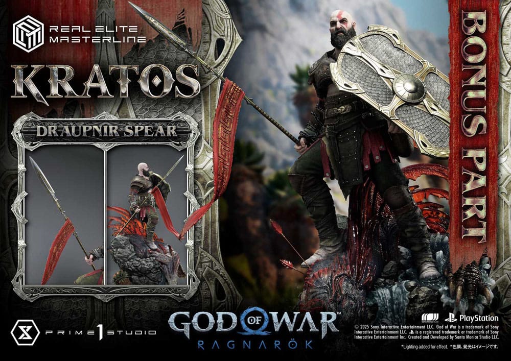 God of War: Ragnarok Real Elite Masterline Series Statue 1/3 Kratos Ultimate Bonus Version 95 cm                  - Preorder - ETA: 25.09.2026