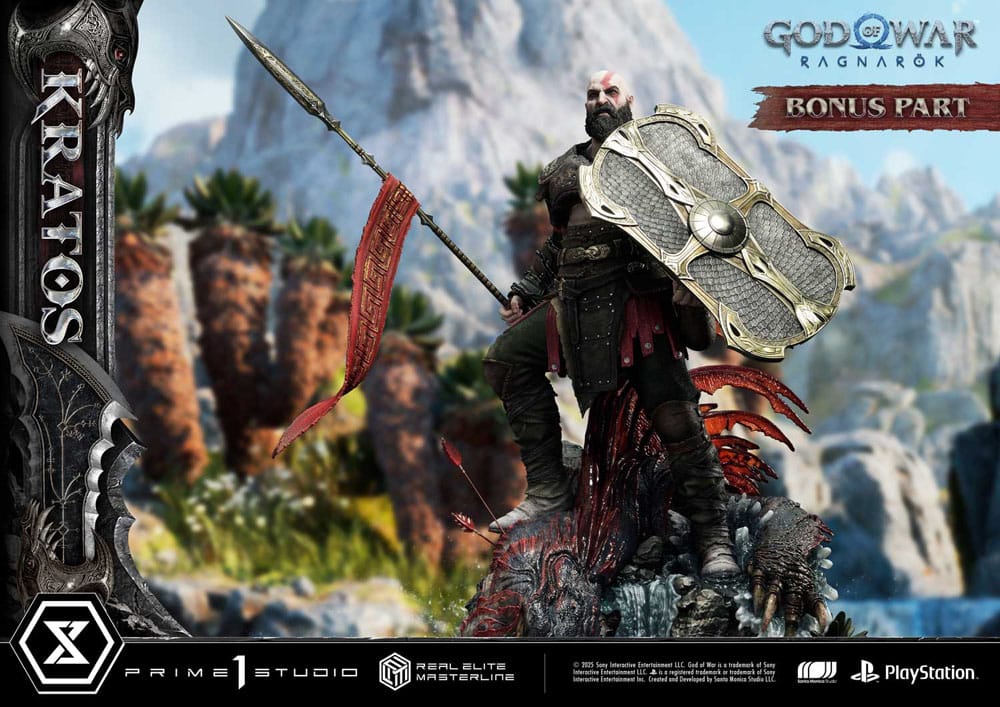 God of War: Ragnarok Real Elite Masterline Series Statue 1/3 Kratos Ultimate Bonus Version 95 cm                  - Preorder - ETA: 25.09.2026