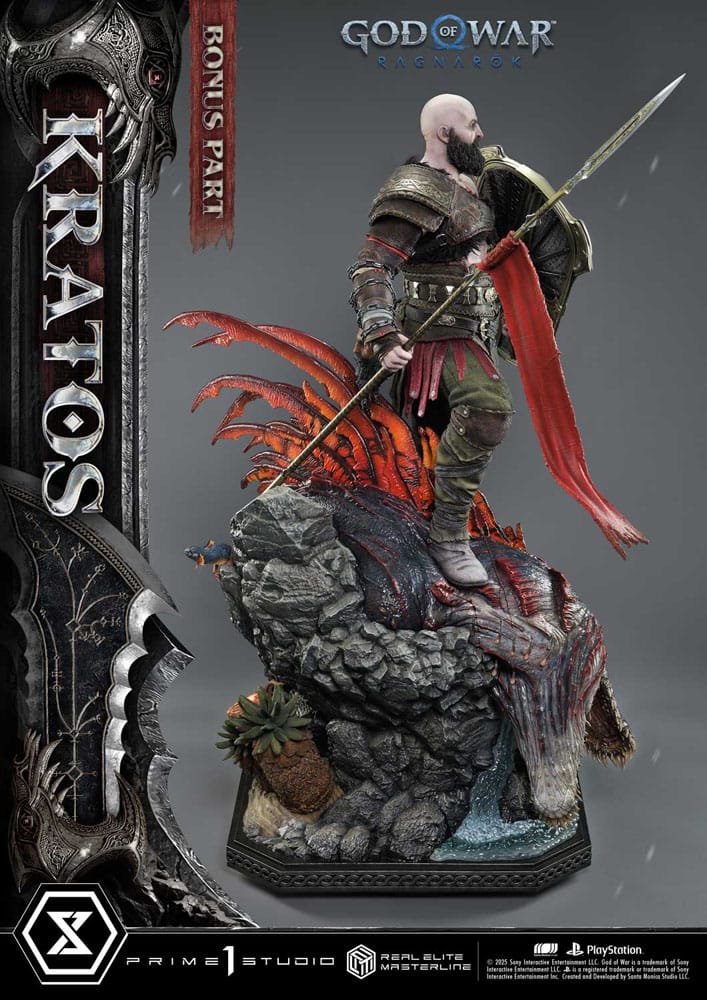 God of War: Ragnarok Real Elite Masterline Series Statue 1/3 Kratos Ultimate Bonus Version 95 cm                  - Preorder - ETA: 25.09.2026