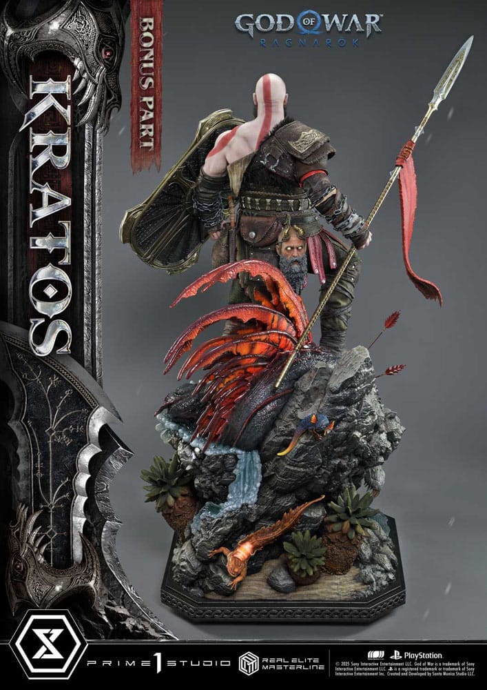 God of War: Ragnarok Real Elite Masterline Series Statue 1/3 Kratos Ultimate Bonus Version 95 cm                  - Preorder - ETA: 25.09.2026