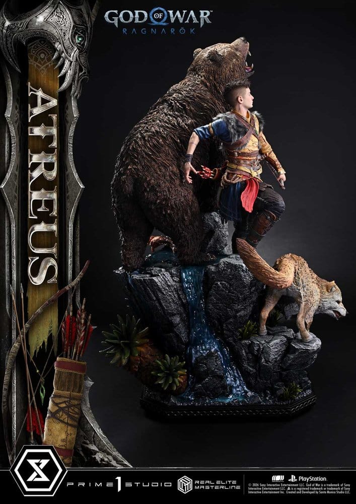 God of War: Ragnarok Real Elite Masterline Statue 1/3 Atreus Deluxe Version 96 cm - Preorder - ETA: 23.06.2028