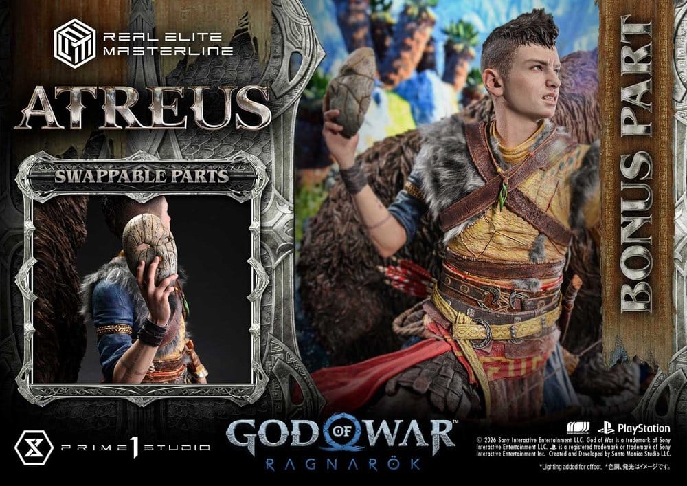 God of War: Ragnarok Real Elite Masterline Statue 1/3 Atreus DX Bonus Version 96 cm - Preorder - ETA: 23.06.2028