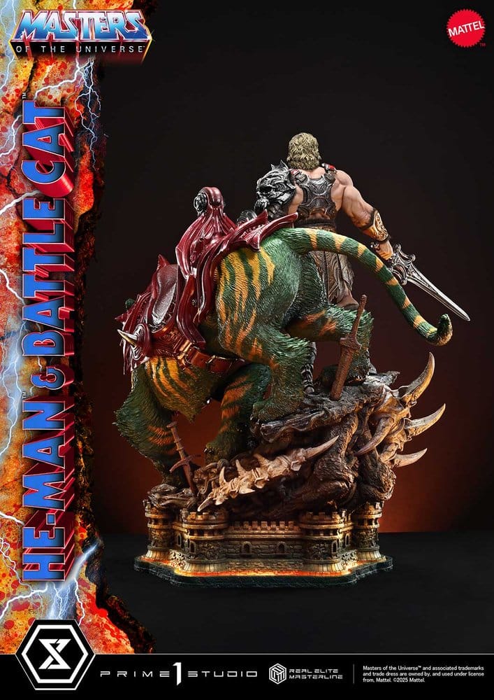 Masters of the Universe Real Elite Masterline Series Statue 1/4 He-Man & Battle Cat 86 cm  - Preorder - ETA: 27.09.2027