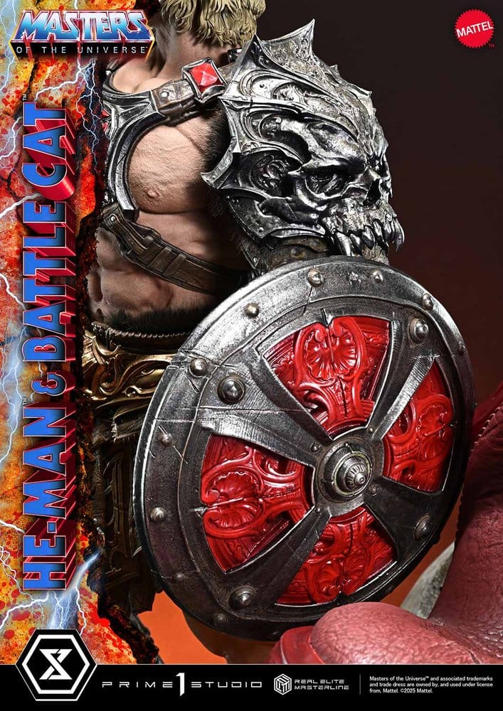 Masters of the Universe Real Elite Masterline Series Statue 1/4 He-Man & Battle Cat 86 cm  - Preorder - ETA: 27.09.2027
