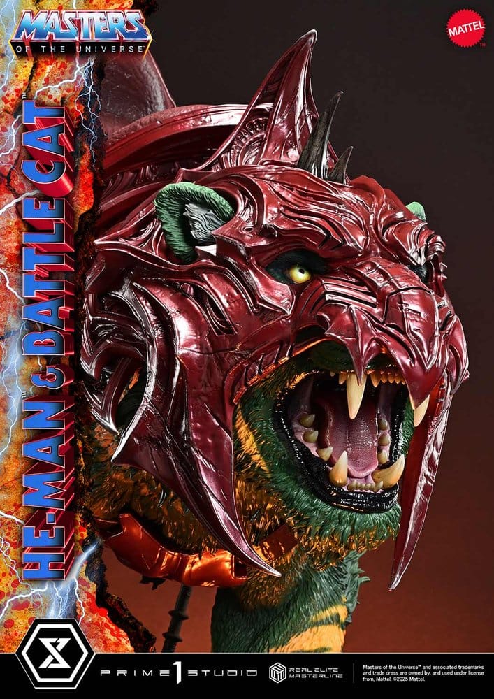 Masters of the Universe Real Elite Masterline Series Statue 1/4 He-Man & Battle Cat 86 cm  - Preorder - ETA: 27.09.2027