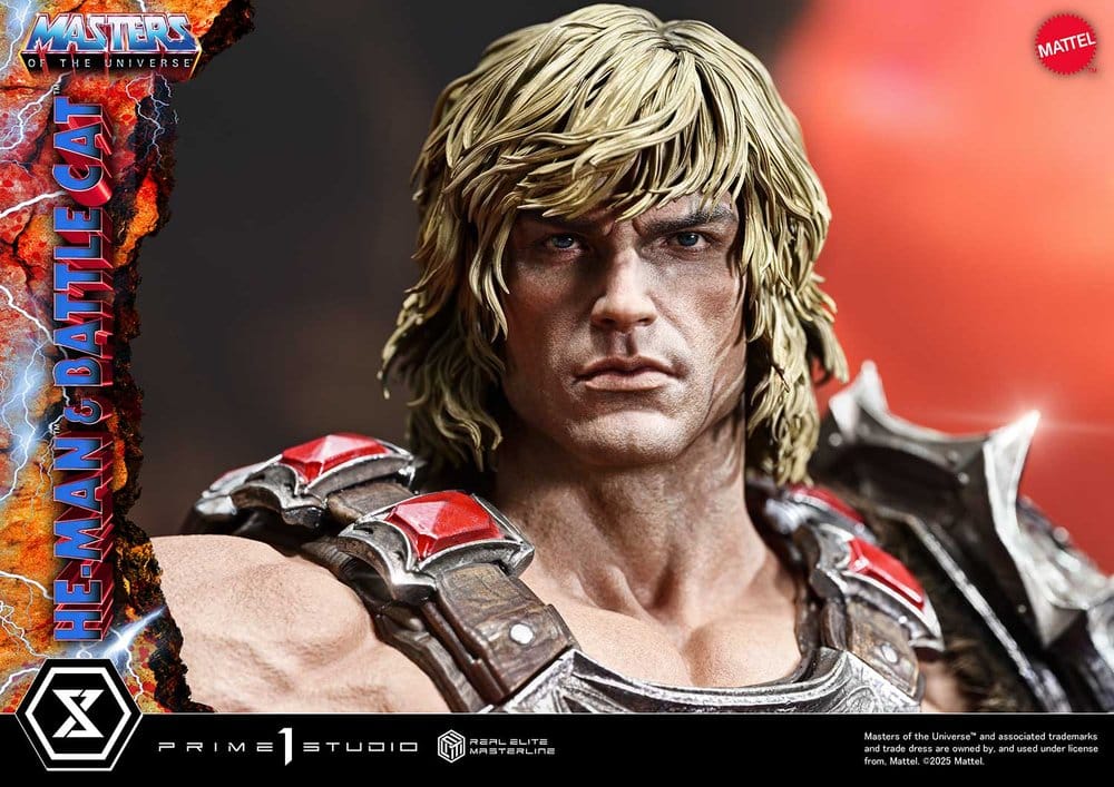 Masters of the Universe Real Elite Masterline Series Statue 1/4 He-Man & Battle Cat 86 cm  - Preorder - ETA: 27.09.2027