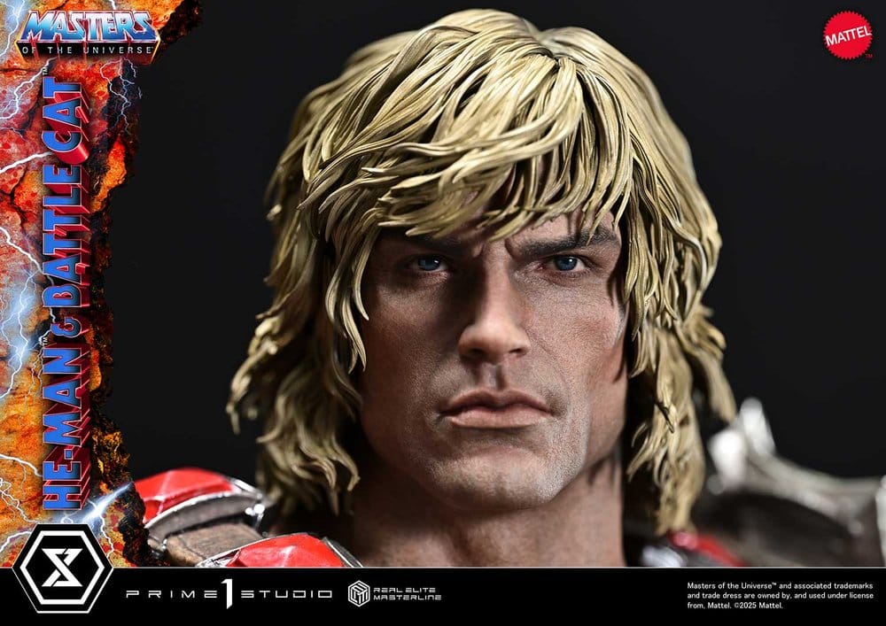 Masters of the Universe Real Elite Masterline Series Statue 1/4 He-Man & Battle Cat 86 cm  - Preorder - ETA: 27.09.2027