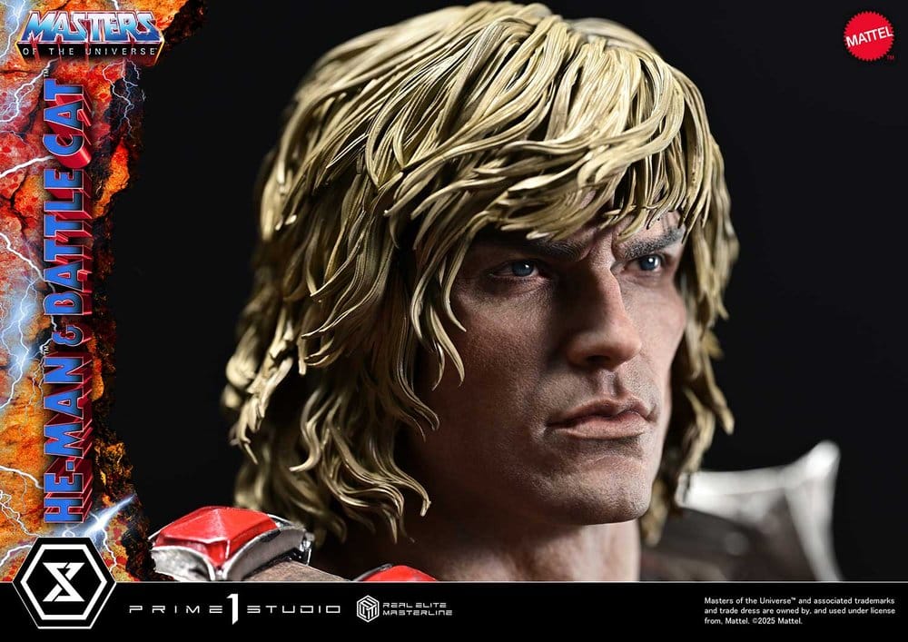 Masters of the Universe Real Elite Masterline Series Statue 1/4 He-Man & Battle Cat 86 cm  - Preorder - ETA: 27.09.2027