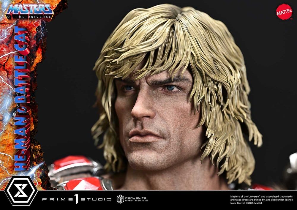 Masters of the Universe Real Elite Masterline Series Statue 1/4 He-Man & Battle Cat 86 cm  - Preorder - ETA: 27.09.2027