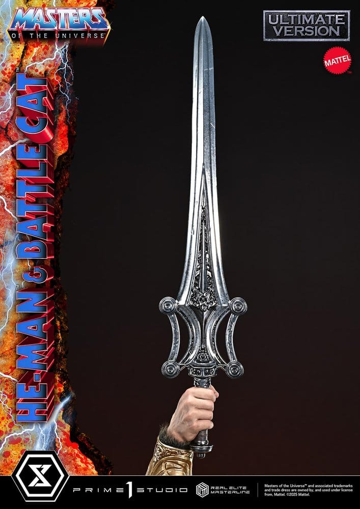 Masters of the Universe Real Elite Masterline Series Statue 1/4 He-Man & Battle Cat Ultimate Version 86 cm  - Preorder - ETA: 27.09.2027