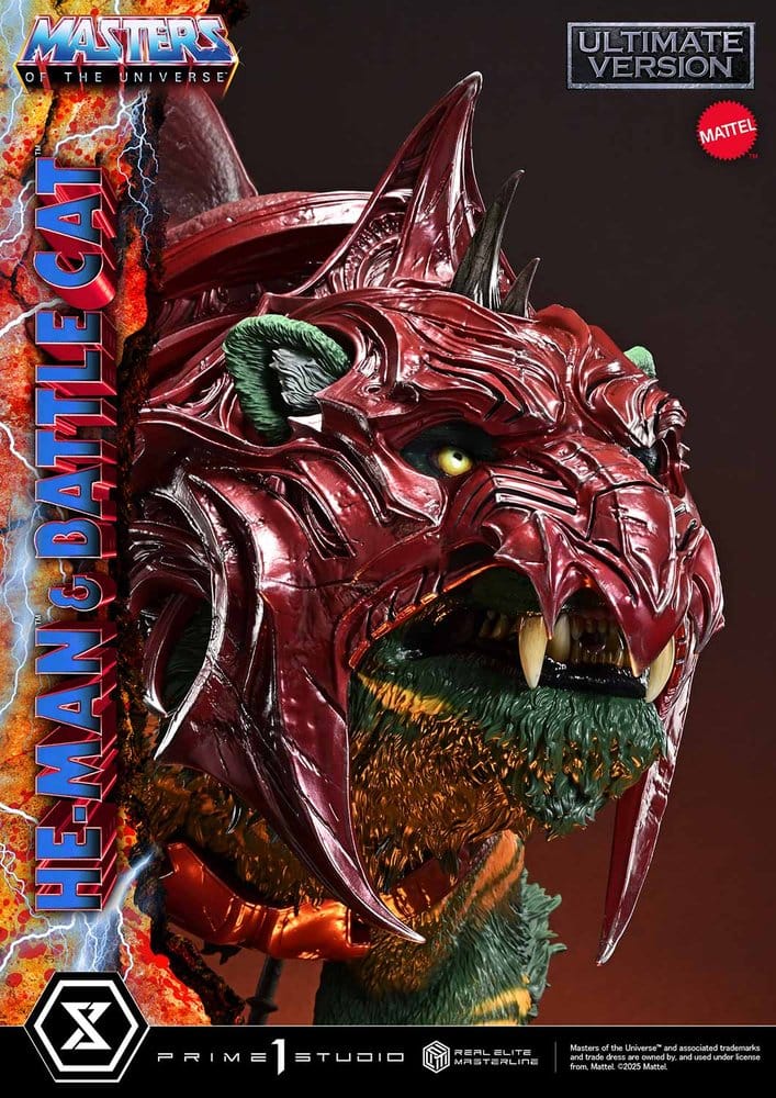 Masters of the Universe Real Elite Masterline Series Statue 1/4 He-Man & Battle Cat Ultimate Version 86 cm  - Preorder - ETA: 27.09.2027