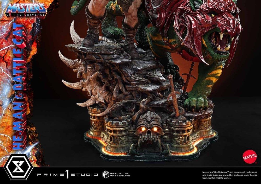 Masters of the Universe Real Elite Masterline Series Statue 1/4 He-Man & Battle Cat Ultimate Version 86 cm  - Preorder - ETA: 27.09.2027