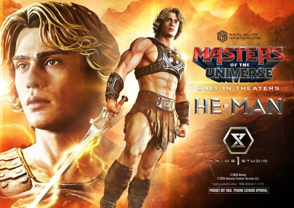 Masters of the Universe (2026 Film) Real Elite Masterline Series Statue 1/3 He-Man 93 cm - Preorder - ETA: 24.03.2028