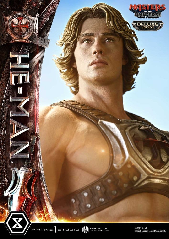 Masters of the Universe (2026 Film) Real Elite Masterline Series Statue 1/3 He-Man Deluxe Version 117 cm - Preorder - ETA: 24.03.2028