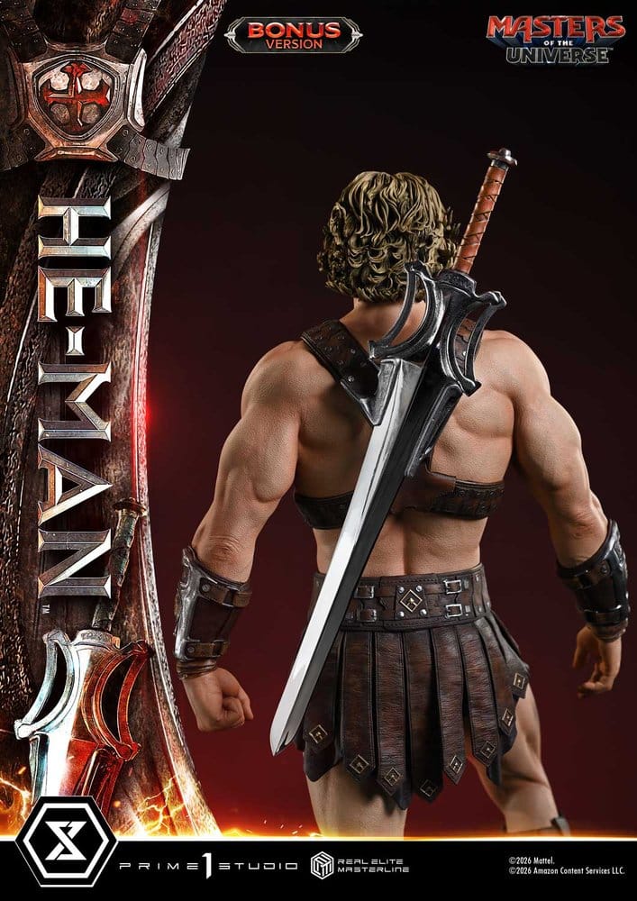 Masters of the Universe (2026 Film) Real Elite Masterline Series Statue 1/3 He-Man DX Bonus Version 117 cm - Preorder - ETA: 24.03.2028