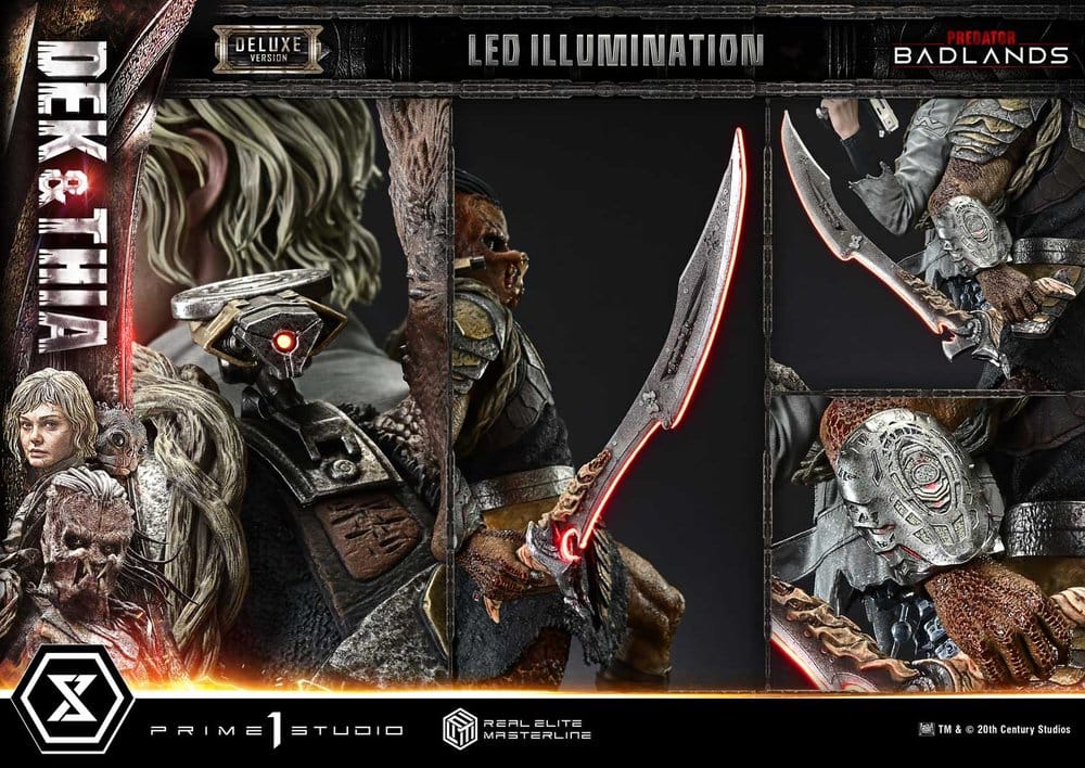 Predator Real Elite Masterline Statue 1/3 Badlands Dek & Thia Deluxe Version 87 cm - Preorder - ETA: 23.06.2028