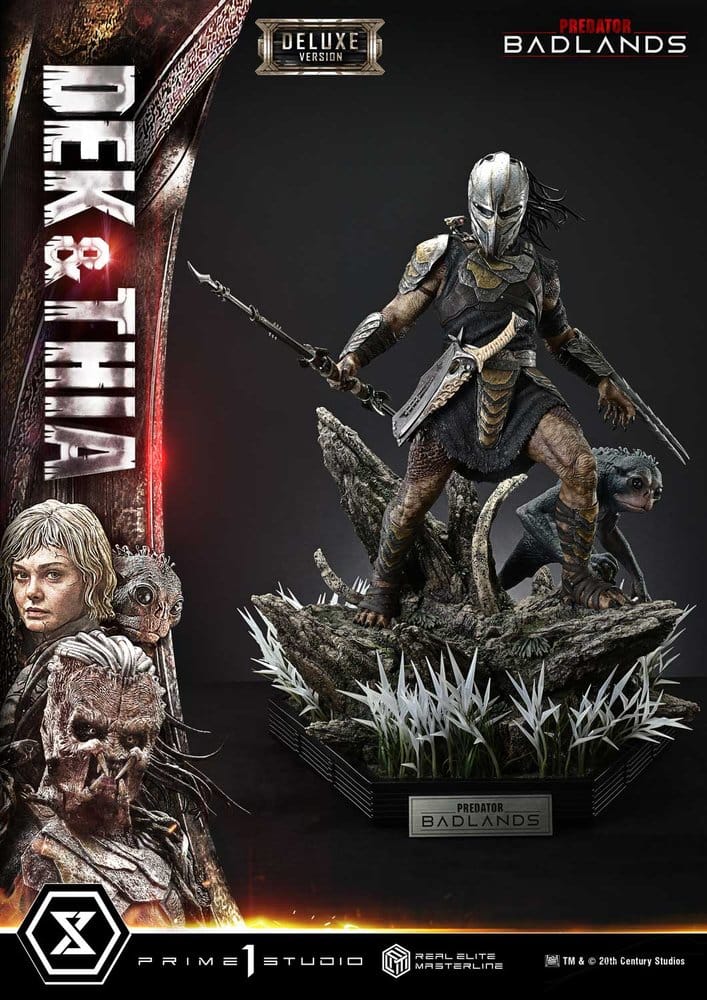 Predator Real Elite Masterline Statue 1/3 Badlands Dek & Thia Deluxe Version 87 cm - Preorder - ETA: 23.06.2028