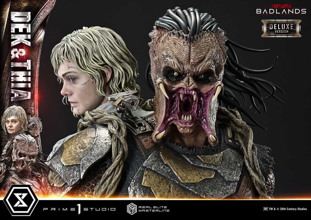 Predator Real Elite Masterline Statue 1/3 Badlands Dek & Thia Deluxe Version 87 cm - Preorder - ETA: 23.06.2028