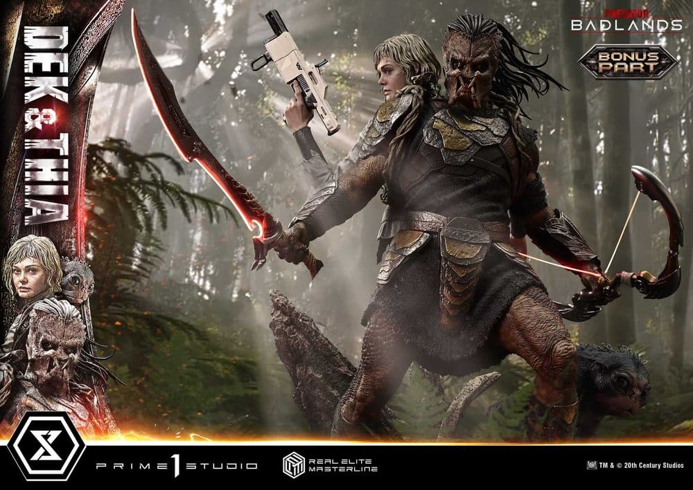 Predator Real Elite Masterline Statue 1/3 Badlands Dek & Thia DX Bonus Version 87 cm - Preorder - ETA: 23.06.2028