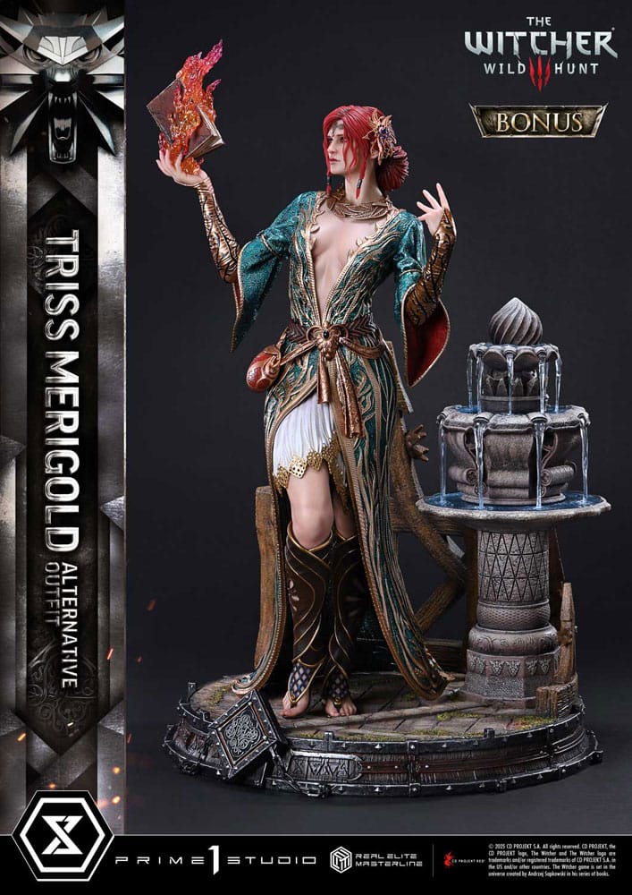 The Witcher 3: Wild Hunt Real Elite Masterline Series Statue 1/4 Triss Merigold Bonus Version 52 cm      - Preorder - ETA: 25.05.2027