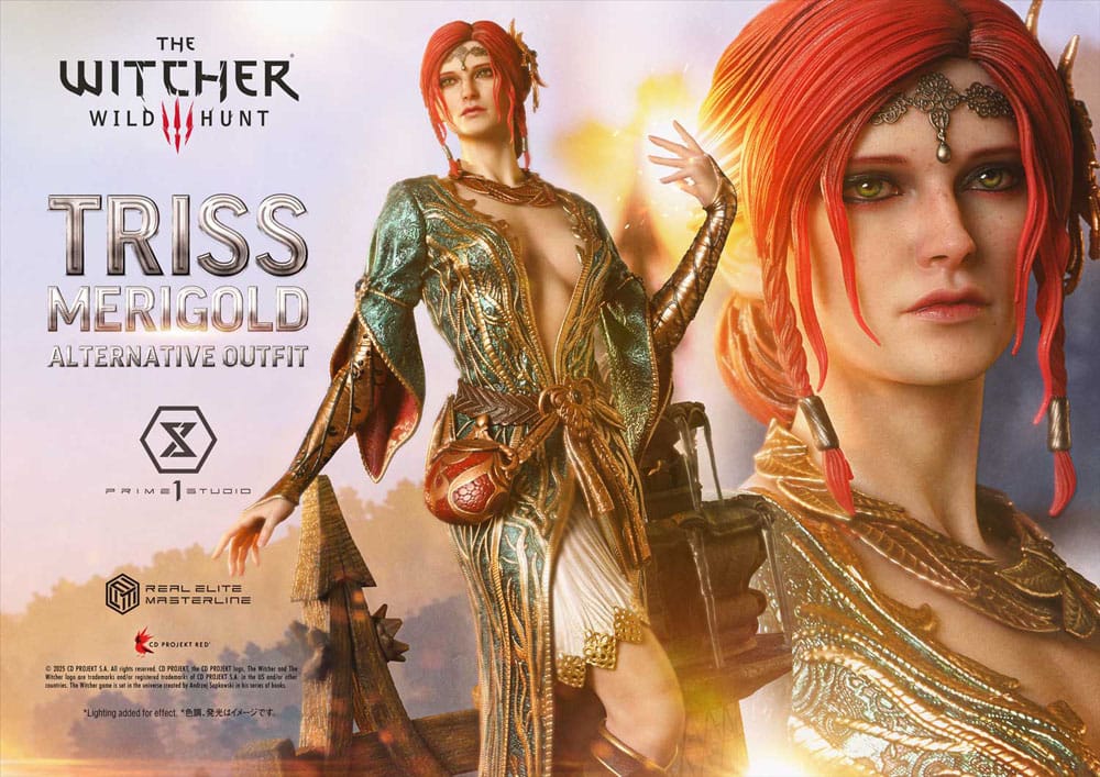 The Witcher 3: Wild Hunt Real Elite Masterline Series Statue 1/4 Triss Merigold Bonus Version 52 cm      - Preorder - ETA: 25.05.2027