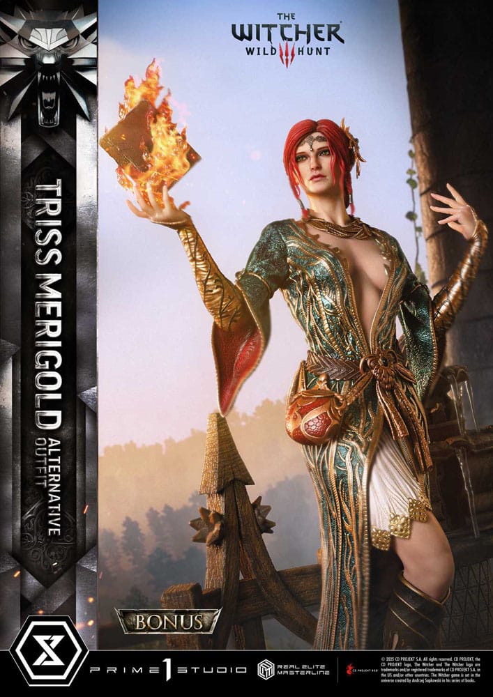 The Witcher 3: Wild Hunt Real Elite Masterline Series Statue 1/4 Triss Merigold Bonus Version 52 cm      - Preorder - ETA: 25.05.2027