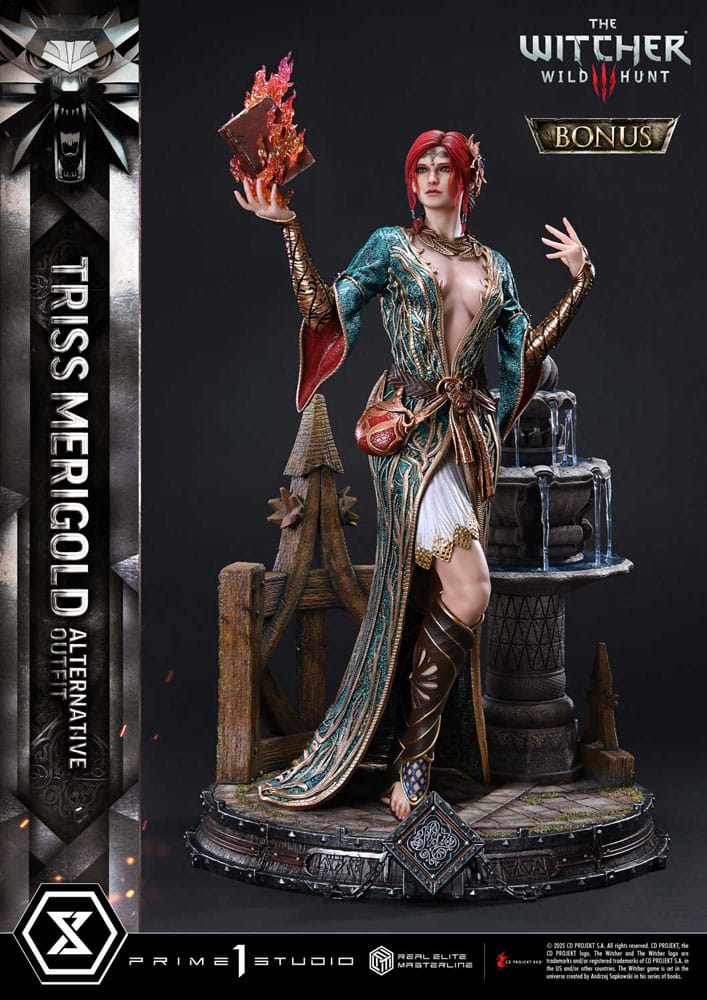 The Witcher 3: Wild Hunt Real Elite Masterline Series Statue 1/4 Triss Merigold Bonus Version 52 cm      - Preorder - ETA: 25.05.2027